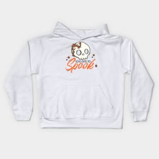 Too Cute to Spook - A Sweet Halloween Delight Kids Hoodie